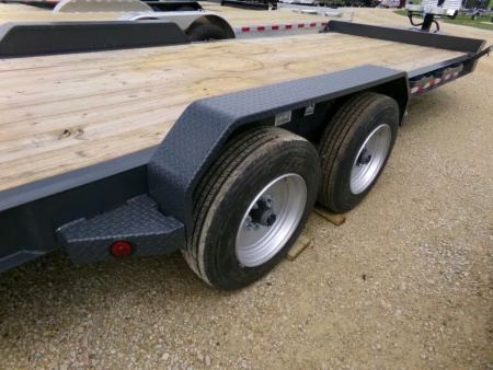 New 2026 Iron Bull 83 x 20 (18 +2 ) EWB Equipment, 16K GVWR, 2' Dovetail and Stand Up Ramps