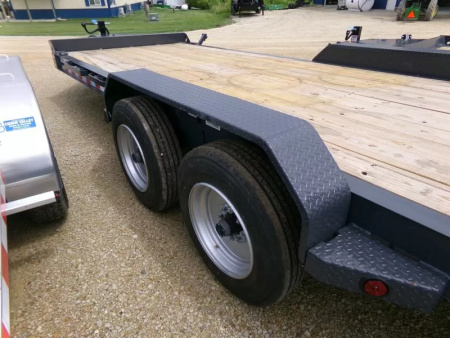 New 2026 Iron Bull 83 x 20 (18 +2 ) EWB Equipment, 16K GVWR, 2' Dovetail and Stand Up Ramps