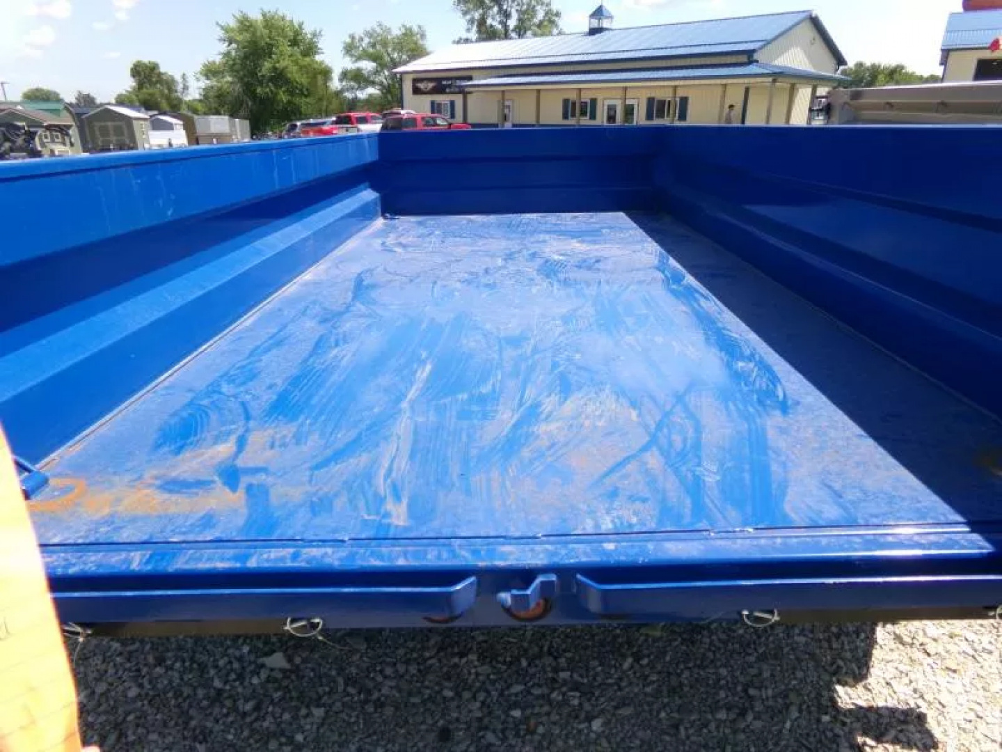 New 2026 Iron Bull 83 x 14 DWB Dump Trailer, 14,999 lb. GVWR-Brilliant Blue Dump Trailer