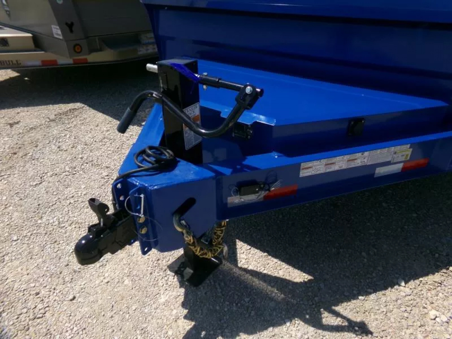 New 2026 Iron Bull 83 x 14 DWB Dump Trailer, 14,999 lb. GVWR-Brilliant Blue Dump Trailer