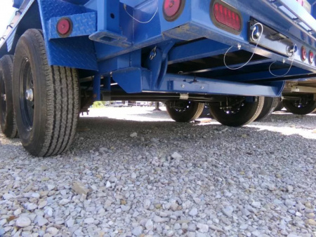 New 2026 Iron Bull 83 x 14 DWB Dump Trailer, 14,999 lb. GVWR-Brilliant Blue Dump Trailer