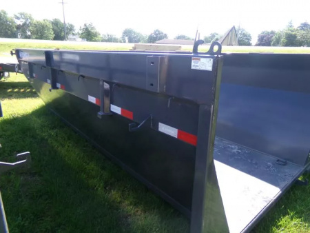 New 2026 Iron Bull 83 x 16 Roll-Off Bin-Gray Dump Trailer