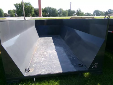New 2026 Iron Bull 83 x 16 Roll-Off Bin-Gray Dump Trailer