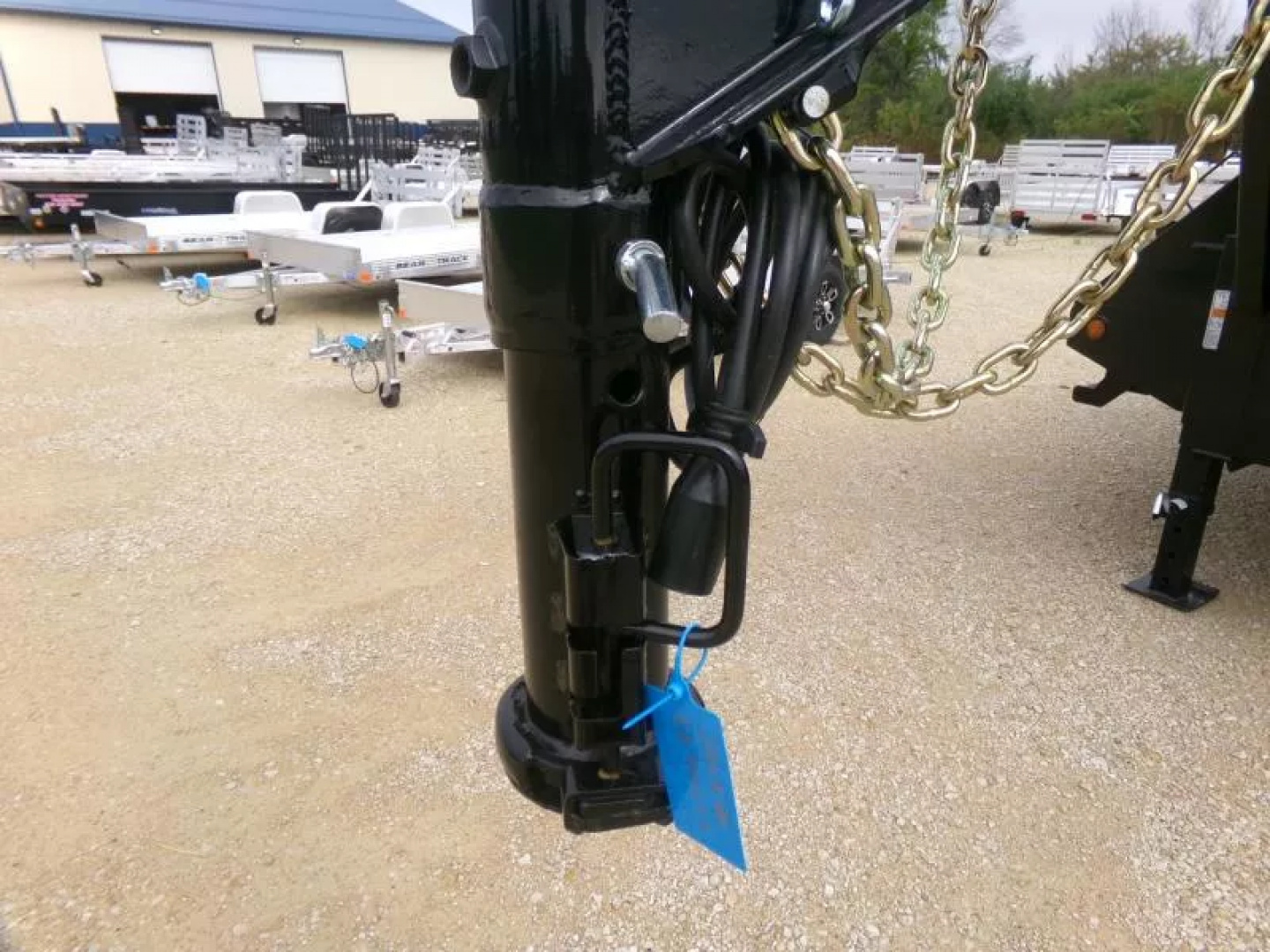 New 2026 Iron Bull 102 x 32 FLG Gooseneck Deckover, 8ft. Slide In Ramps, 23,900 lb. GVWR and Spare Tire