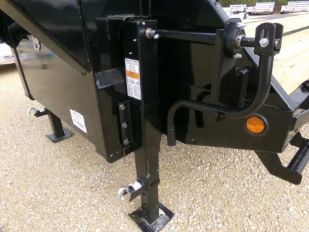 New 2026 Iron Bull 102 x 32 FLG Gooseneck Deckover, 8ft. Slide In Ramps, 23,900 lb. GVWR and Spare Tire