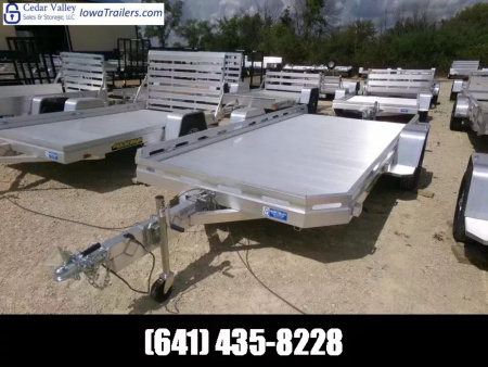 New 2026 Aluma 78 x 14 Tilt Single Axle with Slotted Rails and 2990 lb. GVWR