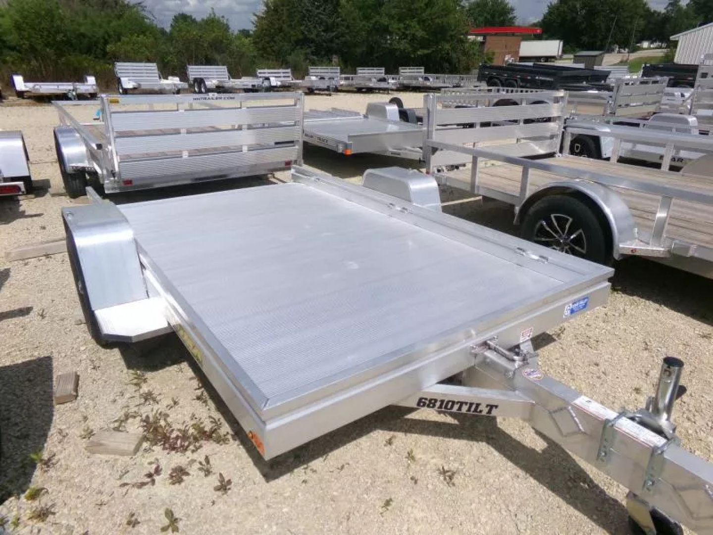 New 2026 Aluma 68 x 10 Single Axle Tilt Trailer with 2,200 lb. GVWR for ...