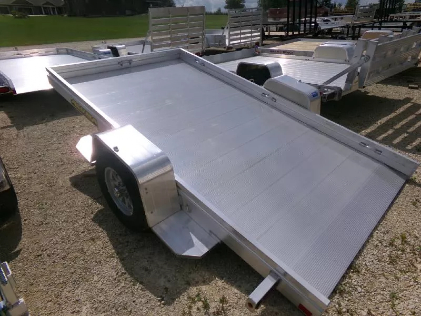 New 2026 Aluma 68 x 10 Single Axle Tilt Trailer with 2,200 lb. GVWR for ...
