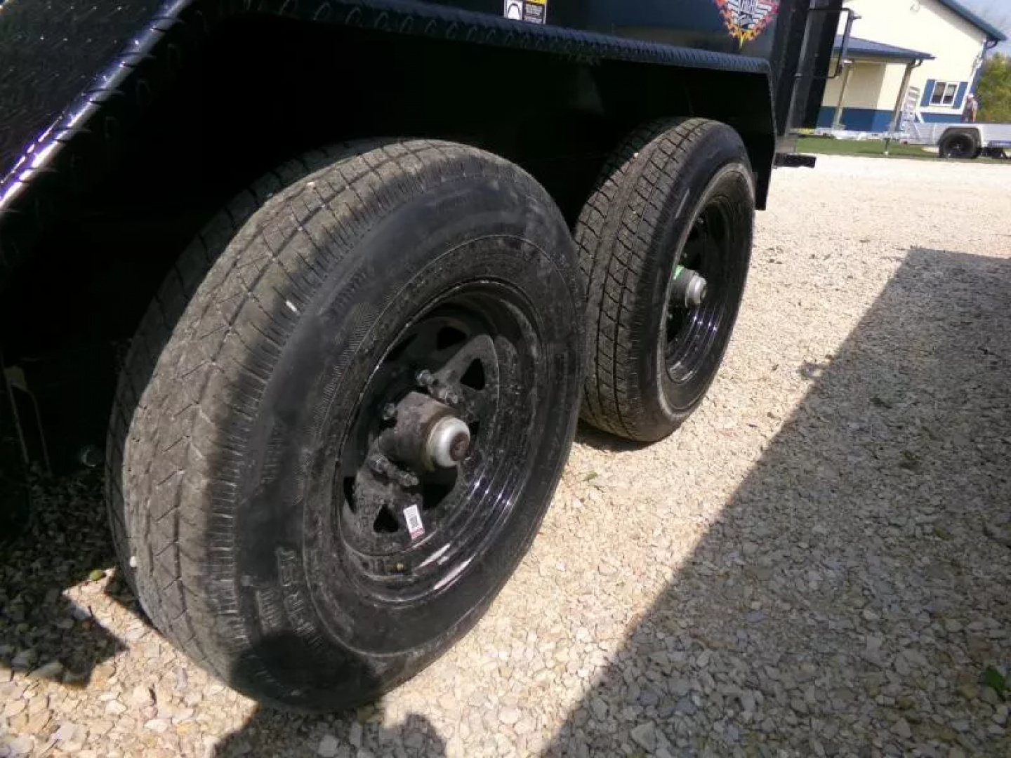 New 2026 H&H 76 x 12 Utility Dump with 10K GVWR and Single Ram Hoist