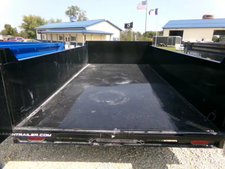 New 2026 H&H 76 x 12 Utility Dump with 10K GVWR and Single Ram Hoist