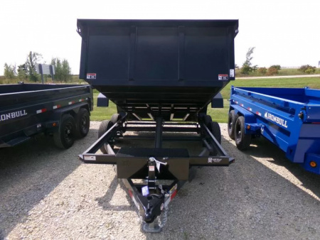 New 2026 H&H 76 x 12 Utility Dump with 10K GVWR and Single Ram Hoist
