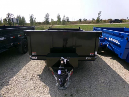 New 2026 H&H 76 x 12 Utility Dump with 10K GVWR and Single Ram Hoist
