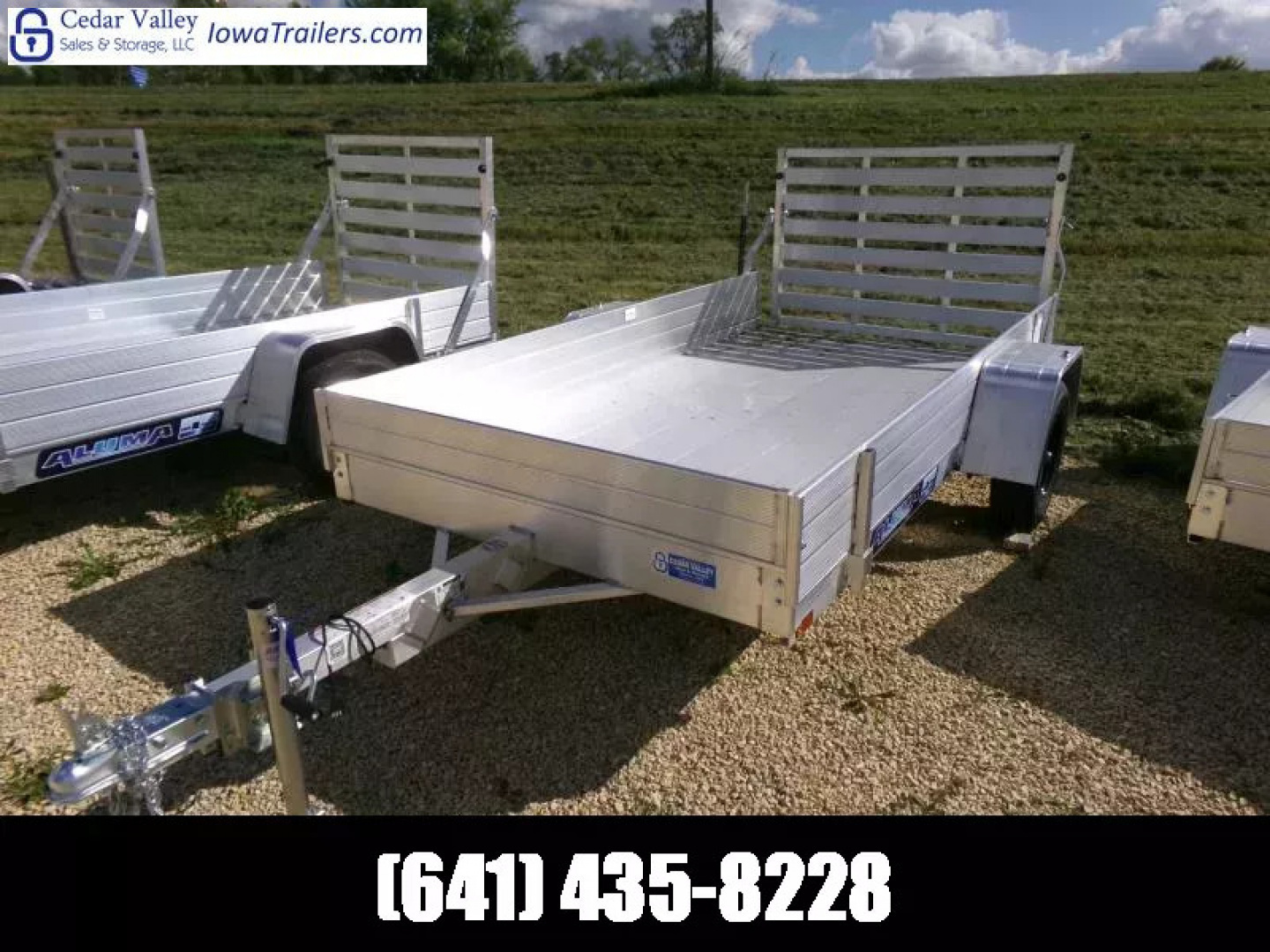 New 2026 Aluma 63 x 10 ESA Utility with Solid Sides, Straight Gate ...