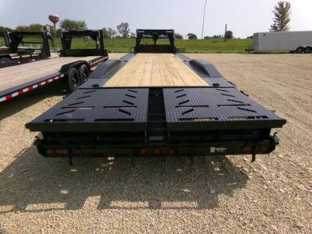 New 2026 Iron Bull 102 x 30 (26+4) EHG Gooseneck Equipment with Rampage Ramps and 22 K GVWR