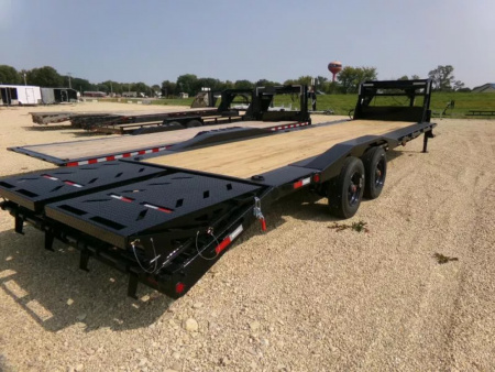 New 2026 Iron Bull 102 x 30 (26+4) EHG Gooseneck Equipment with Rampage Ramps and 22 K GVWR