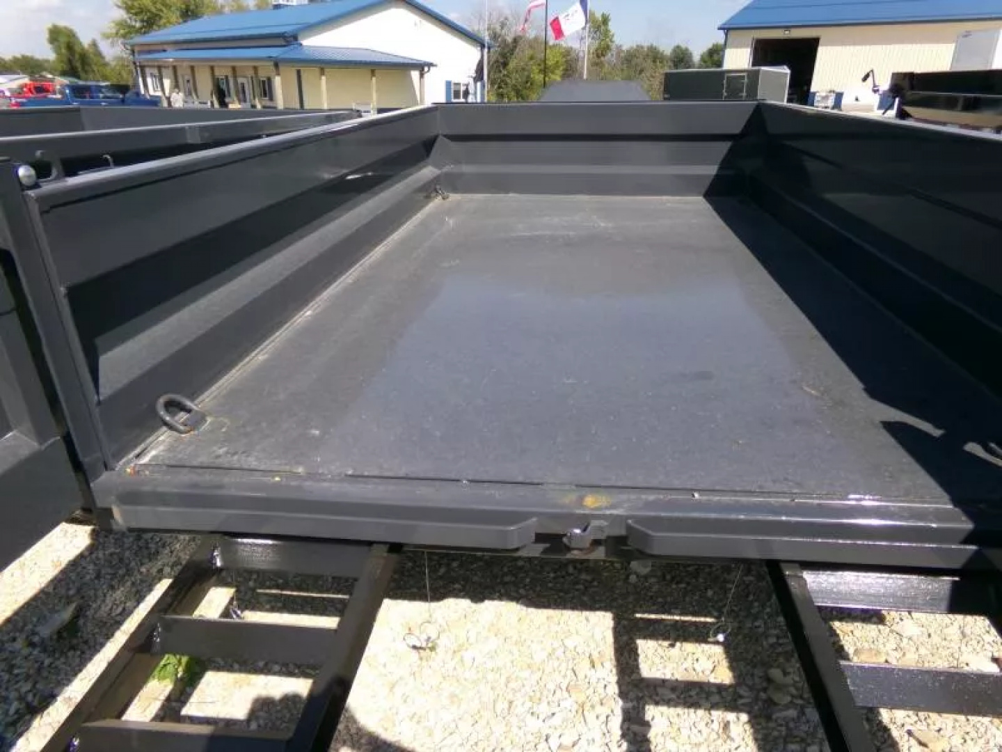 New 2026 Iron Bull 83 x 12 DWB Dump Trailer, 14,999lb. GVWR-Grey Dump Trailer