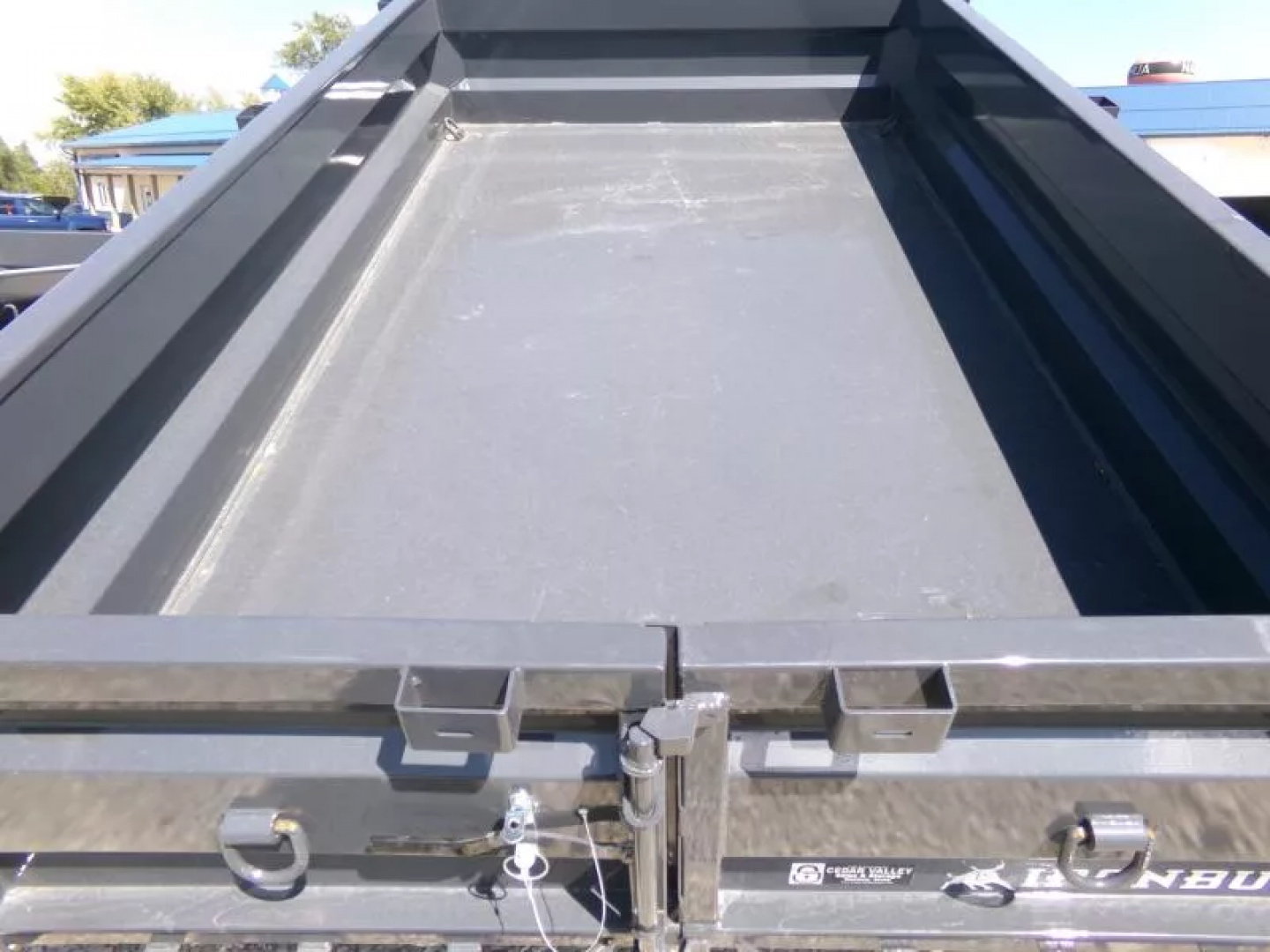 New 2026 Iron Bull 83 x 12 DWB Dump Trailer, 14,999lb. GVWR-Grey Dump Trailer