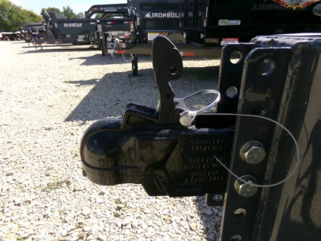 New 2026 Iron Bull 83 x 12 DWB Dump Trailer, 14,999lb. GVWR-Grey Dump Trailer