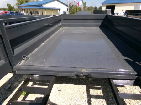 New 2026 Iron Bull 83 x 12 DWB Dump Trailer, 14,999lb. GVWR-Grey Dump Trailer