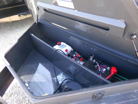 New 2026 Iron Bull 83 x 12 DWB Dump Trailer, 14,999lb. GVWR-Grey Dump Trailer