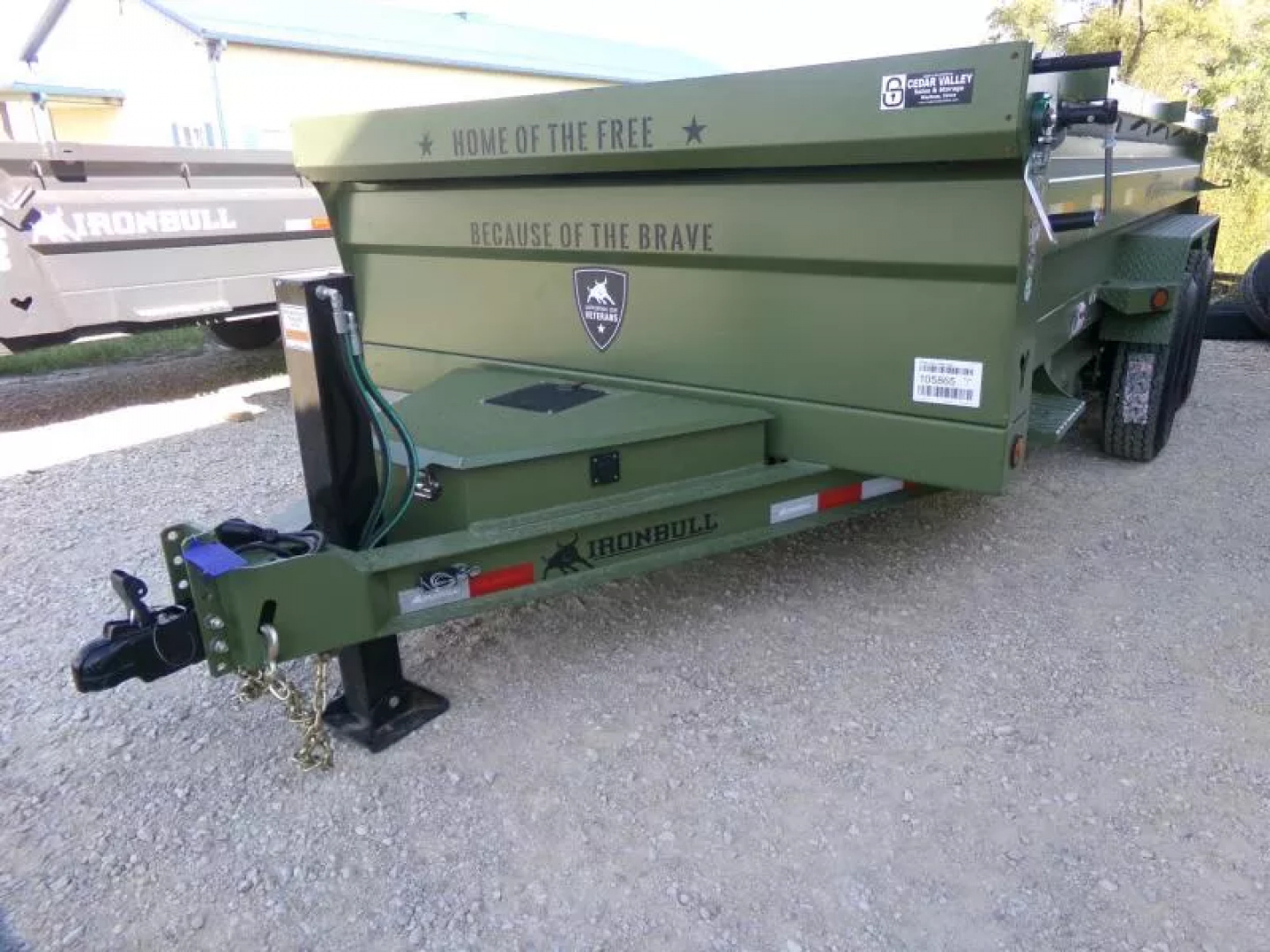 New 2026 Iron Bull 83x14 DTB Sniper Series Dump Trailer Dump Trailer