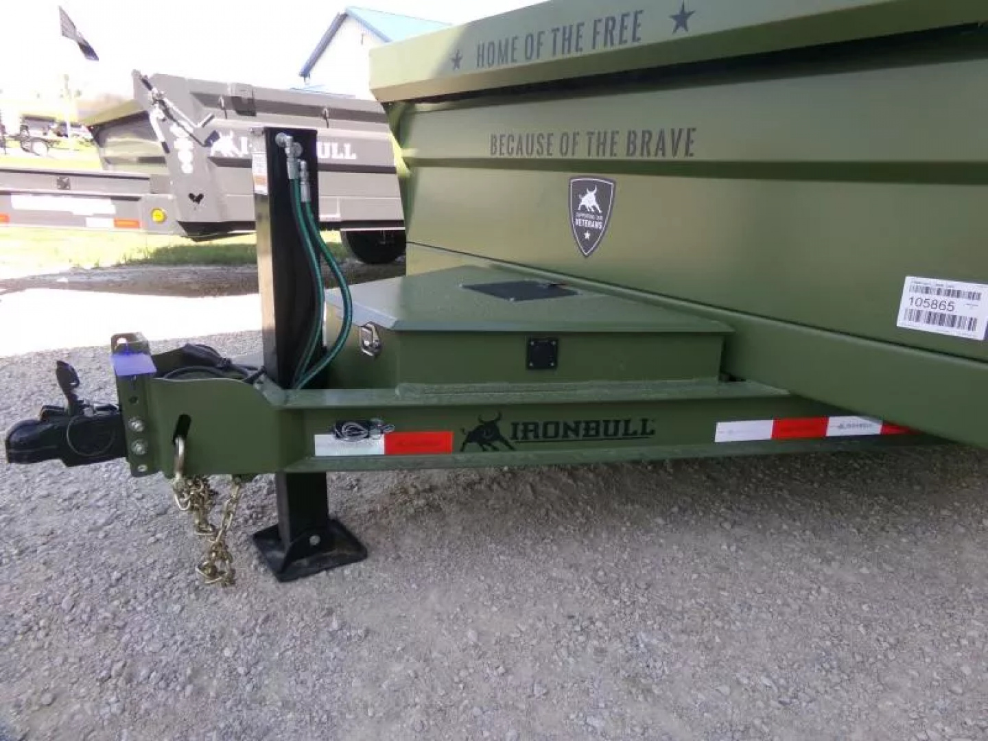 New 2026 Iron Bull 83x14 DTB Sniper Series Dump Trailer Dump Trailer