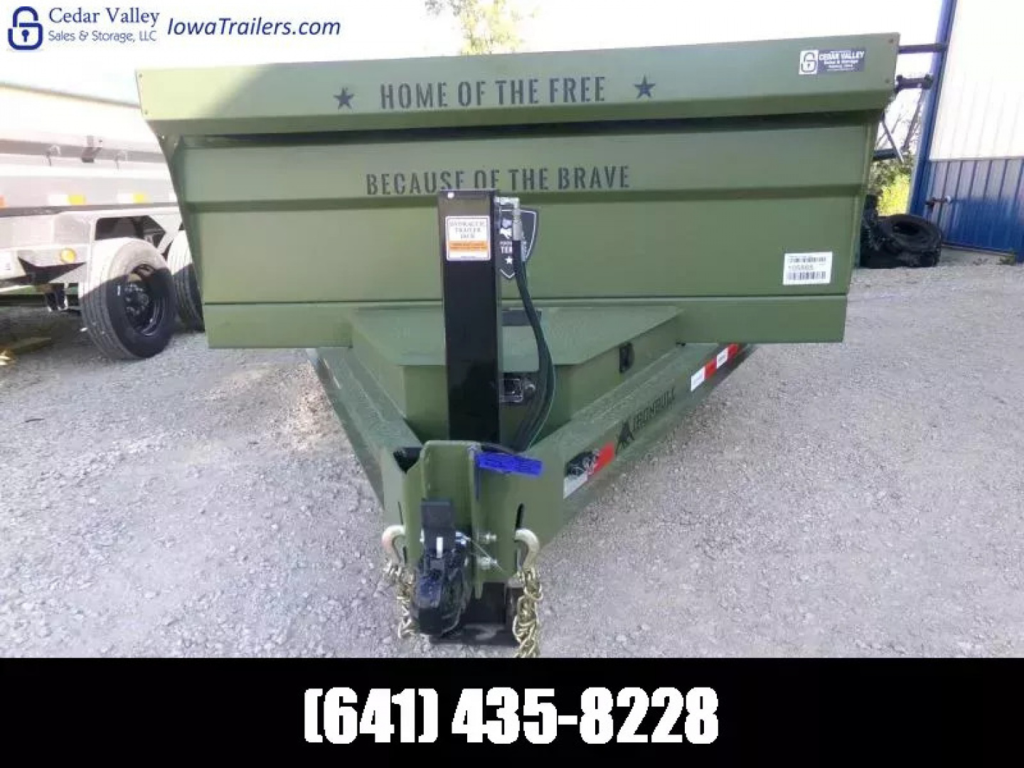 New 2026 Iron Bull 83x14 DTB Sniper Series Dump Trailer Dump Trailer