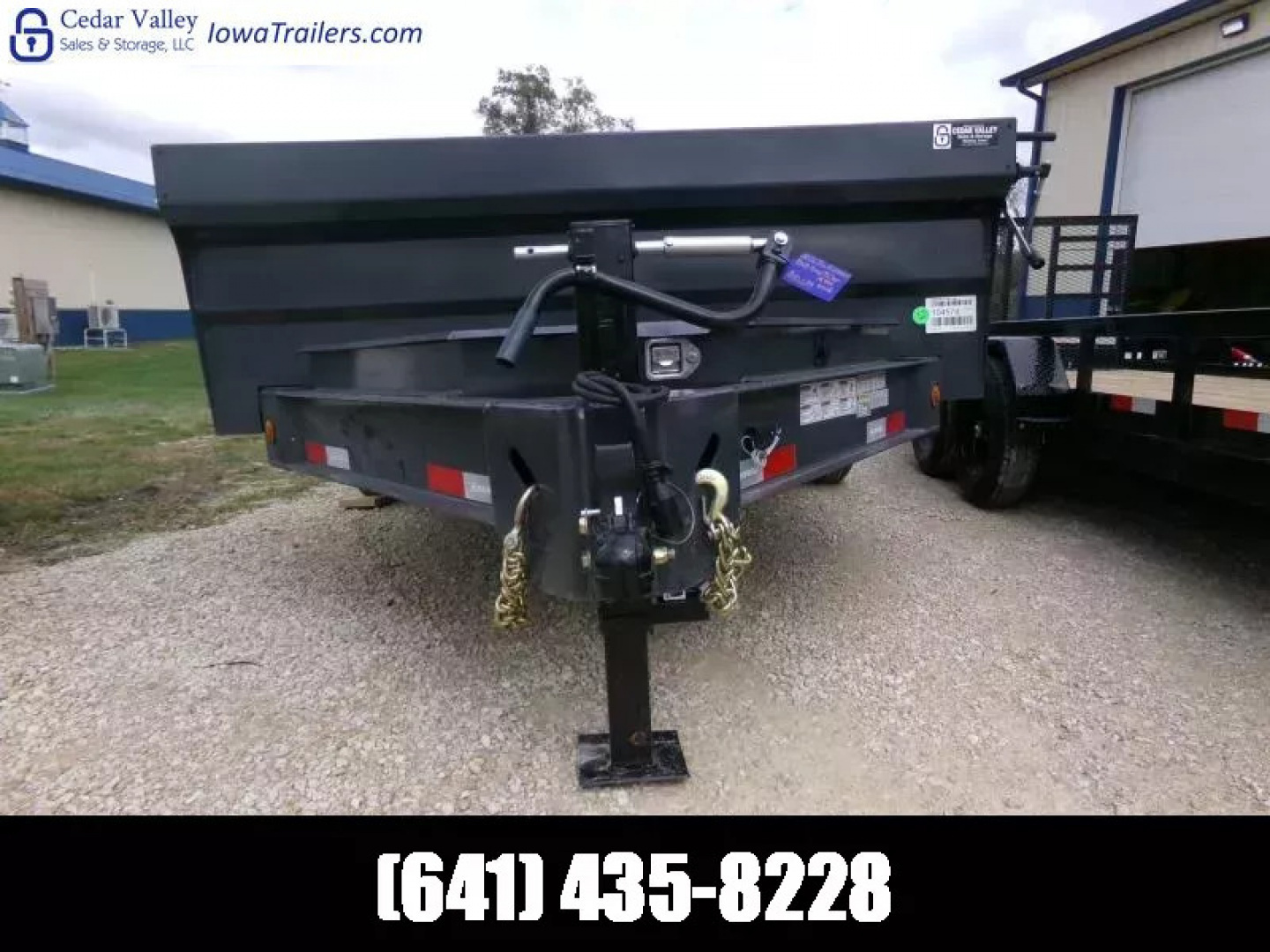 New 2026 Iron Bull 83 x 14 DWB Dump Trailer-14,999 lb. GVWR in Gray for ...
