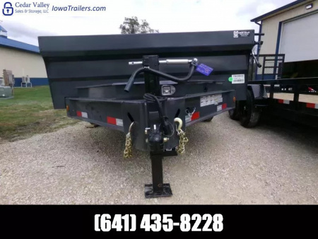 New 2026 Iron Bull 83 x 14 DWB Dump Trailer-14,999 lb. GVWR in Gray