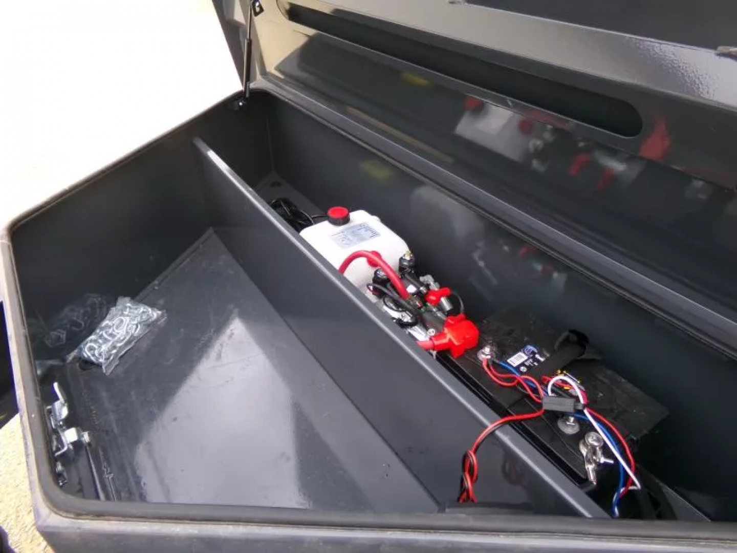 New 2026 Iron Bull 83 x 14 DWB Dump Trailer-14,999 lb. GVWR in Gray