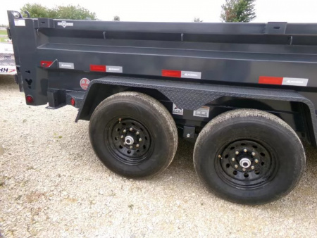 New 2026 Iron Bull 83 x 14 DWB Dump Trailer-14,999 lb. GVWR in Gray