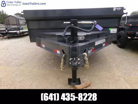 New 2026 Iron Bull 83 x 14 DWB Dump Trailer-14,999 lb. GVWR in Gray