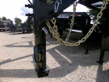 New 2026 Iron Bull 83 x 16 DHG-Gooseneck Dump Trailer, 22K GVWR with 3' Sides, Hydraulic Jacks, 4 Button Wireless Remote Dump Trailer