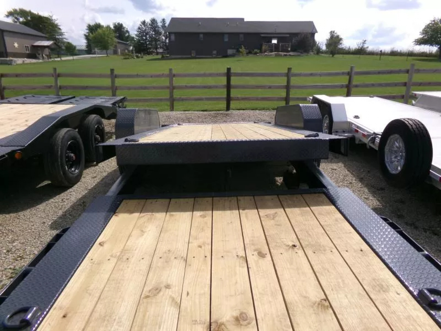 New 2026 Iron Bull 81 x 22 Tilt Bed (16 +6) with 16K GVWR-Gray Equipment Trailer