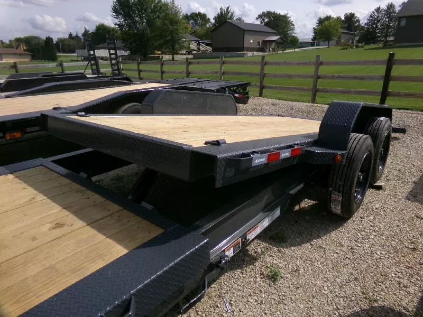 New 2026 Iron Bull 81 x 22 Tilt Bed (16 +6) with 16K GVWR-Gray Equipment Trailer