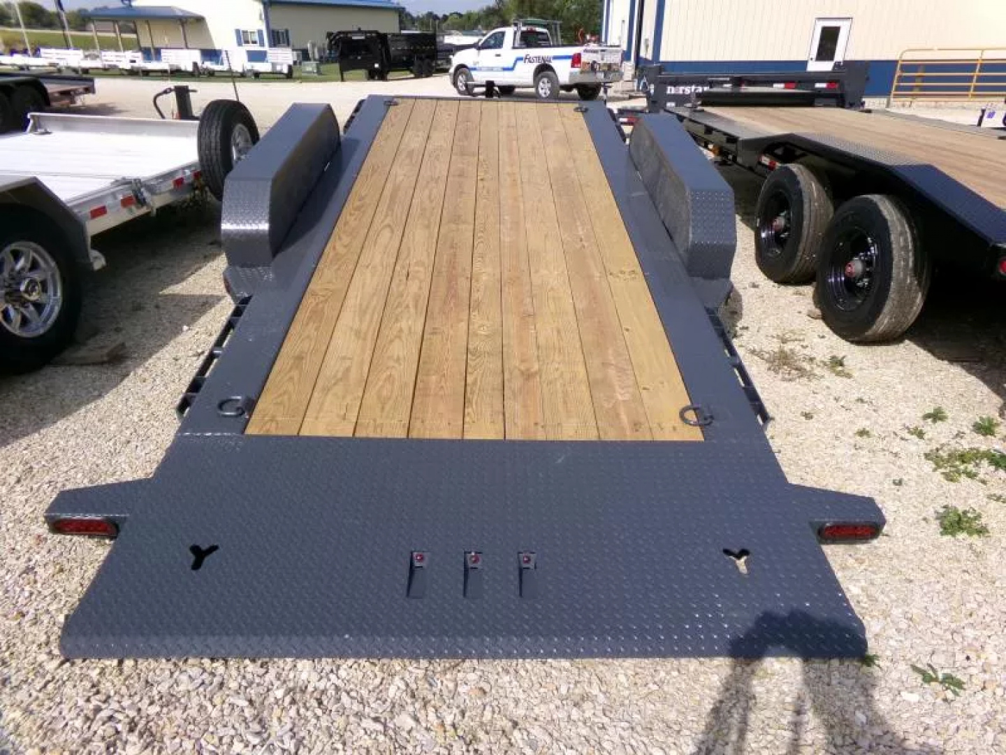 New 2026 Iron Bull 81 x 22 Tilt Bed (16 +6) with 16K GVWR-Gray Equipment Trailer