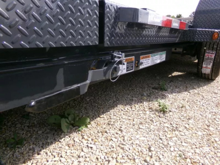 New 2026 Iron Bull 81 x 22 Tilt Bed (16 +6) with 16K GVWR-Gray Equipment Trailer