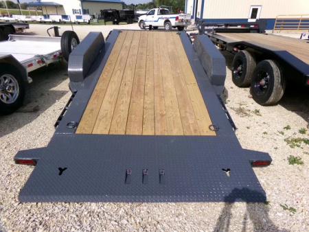 New 2026 Iron Bull 81 x 22 Tilt Bed (16 +6) with 16K GVWR-Gray Equipment Trailer