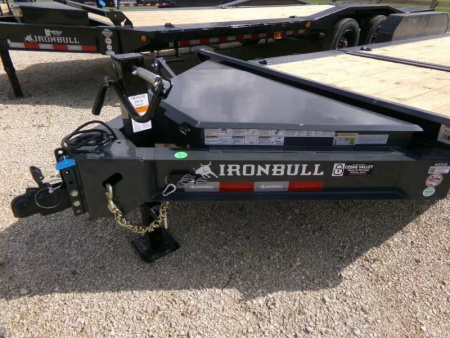 New 2026 Iron Bull 81 x 22 Tilt Bed (16 +6) with 16K GVWR-Gray Equipment Trailer