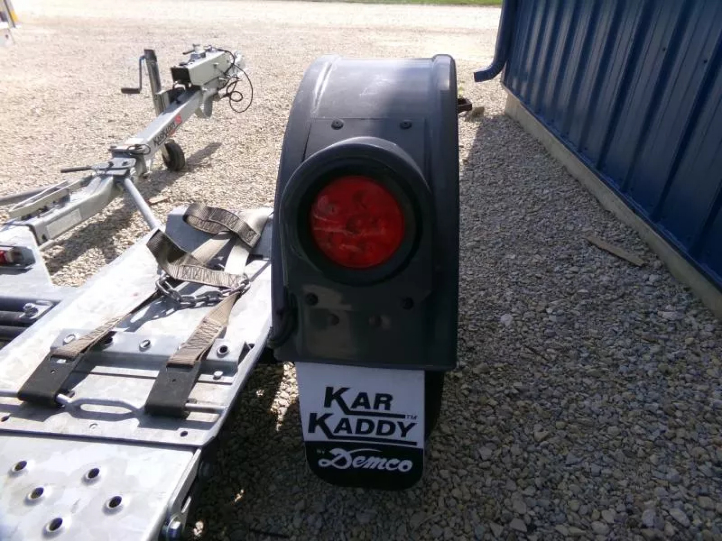 Used 2013 Demco USED KarKaddy SS-Galvanized Tow Dolly with 3500lb. GVWR and Surge Brakes Tow Dolly