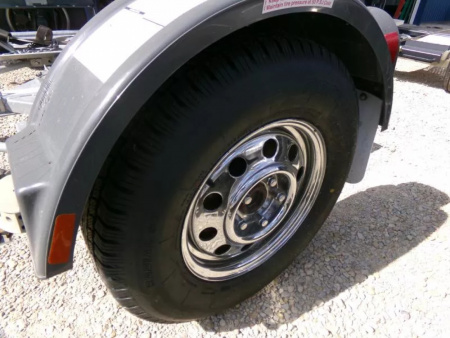 Used 2013 Demco USED KarKaddy SS-Galvanized Tow Dolly with 3500lb. GVWR and Surge Brakes Tow Dolly