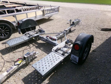 Used 2013 Demco USED KarKaddy SS-Galvanized Tow Dolly with 3500lb. GVWR and Surge Brakes Tow Dolly