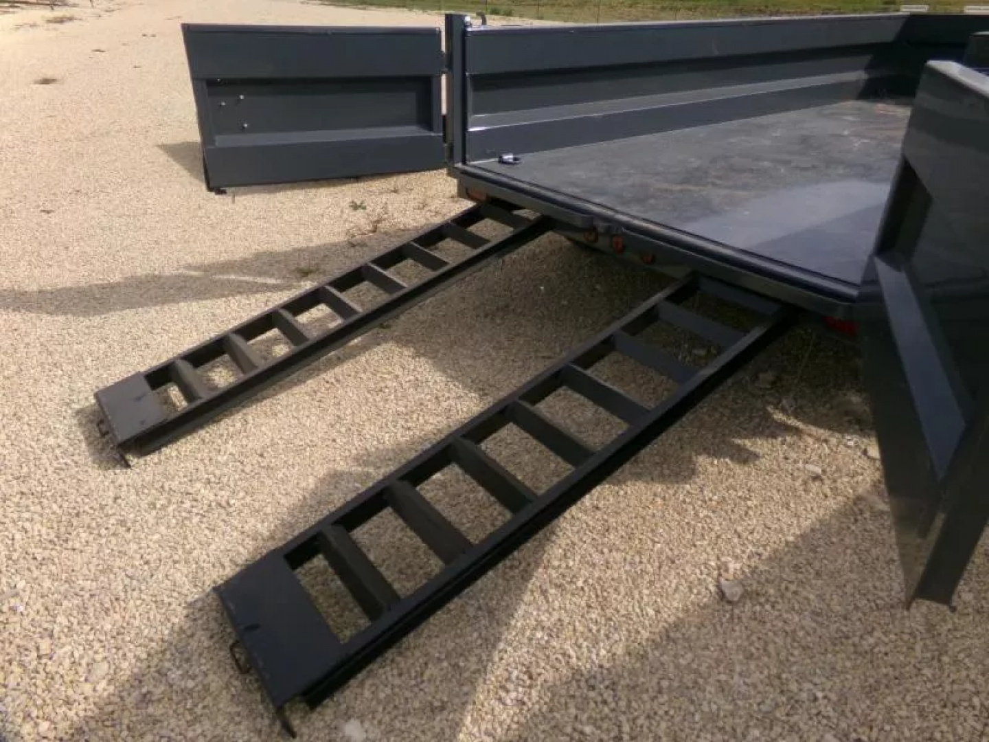 New 2026 Iron Bull 83 x 14 DWB Dump Trailer-14,999 lb. GVWR in Gray