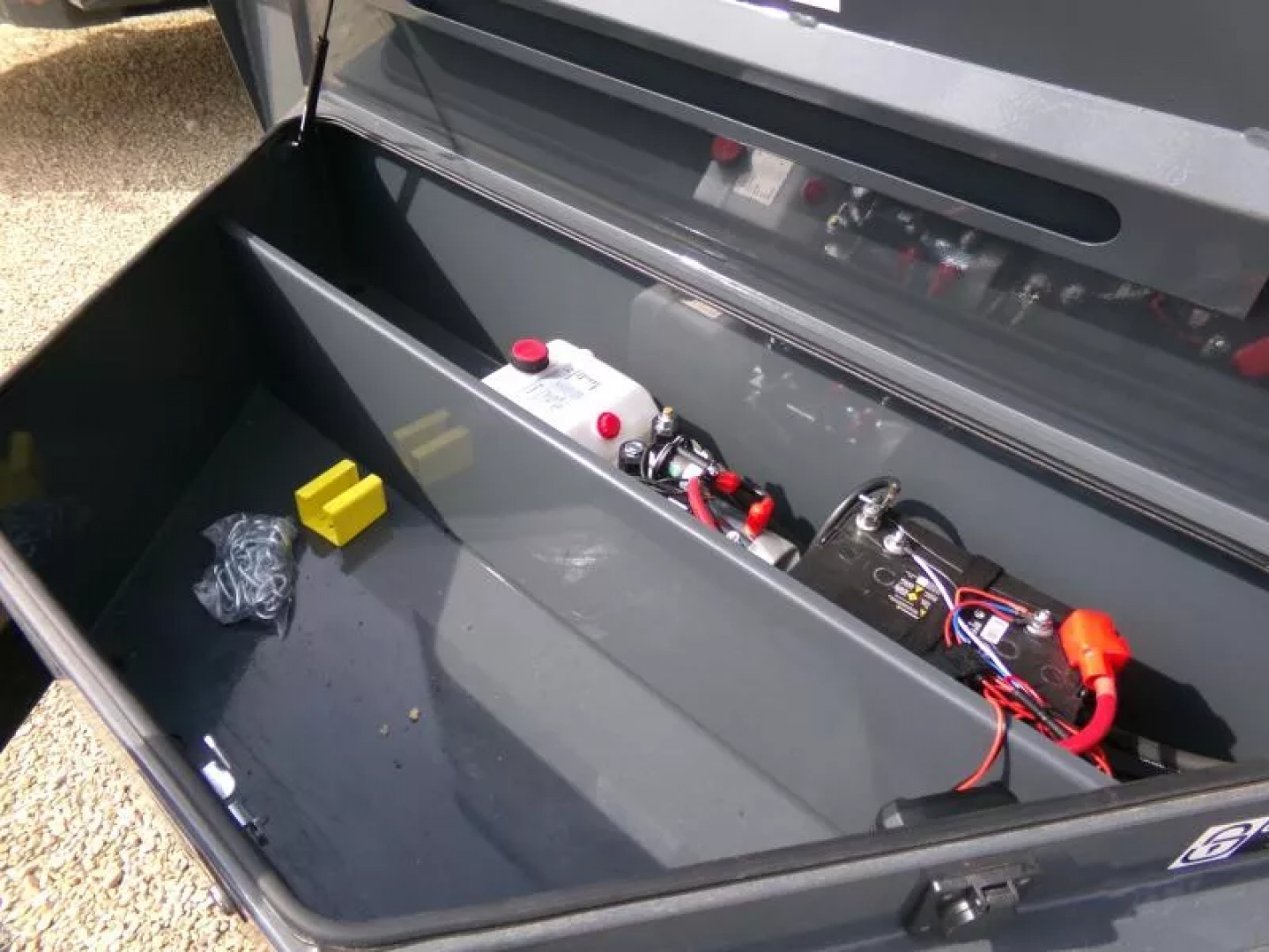 New 2026 Iron Bull 83 x 14 DWB Dump Trailer-14,999 lb. GVWR in Gray