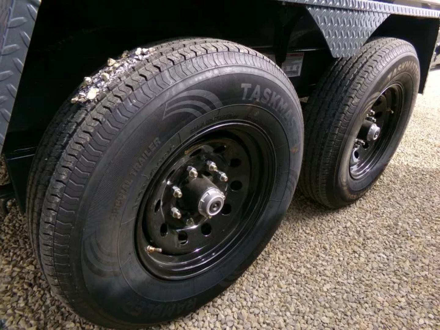 New 2026 Iron Bull 83 x 14 DWB Dump Trailer-14,999 lb. GVWR in Gray