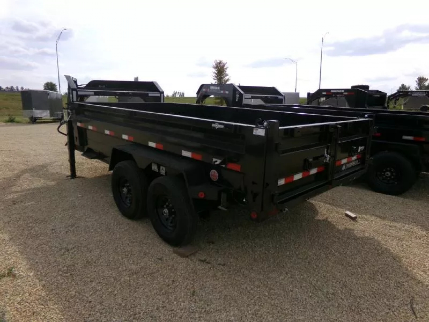 New 2026 Iron Bull 83 x 14 DTG Gooseneck Dump Trailer 14,999lb. GVWR Dump Trailer