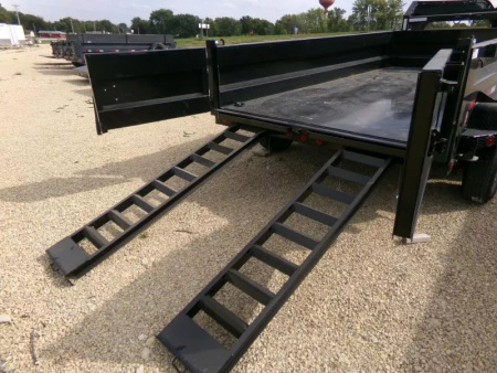 New 2026 Iron Bull 83 x 14 DTG Gooseneck Dump Trailer 14,999lb. GVWR Dump Trailer