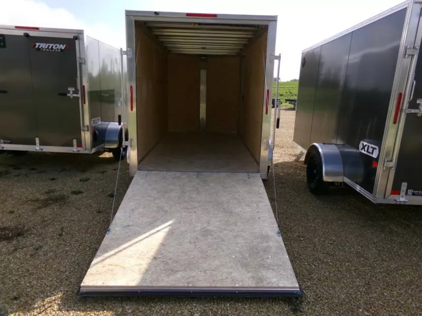 New 2026 Triton Trailers 6' x 12' x 6'4" XLT Single Axle Cargo-Steel Rims and 2990 lb. GVWR