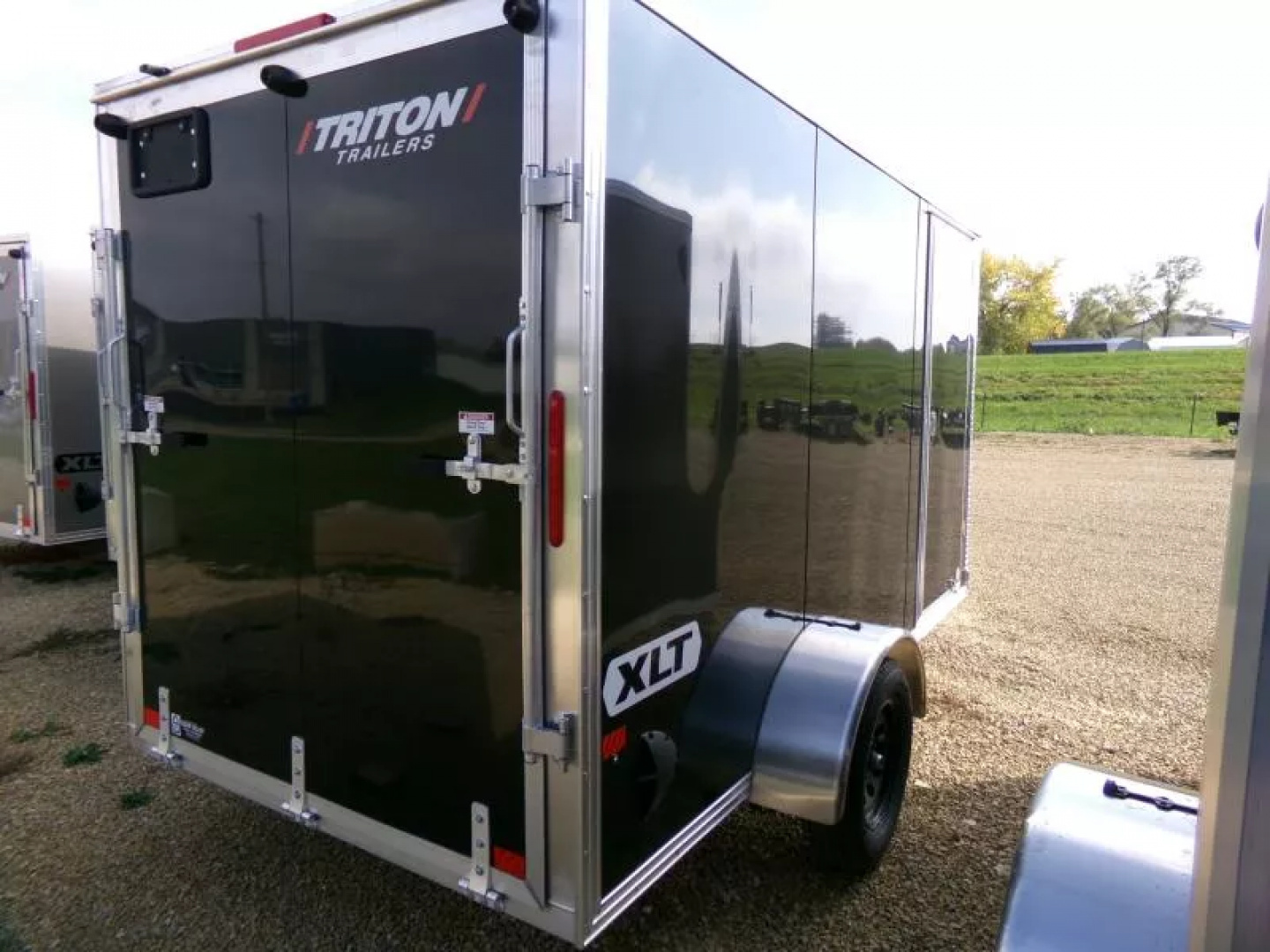 New 2026 Triton Trailers 6' x 12' x 6'4" XLT Single Axle Cargo-Steel Rims and 2990 lb. GVWR