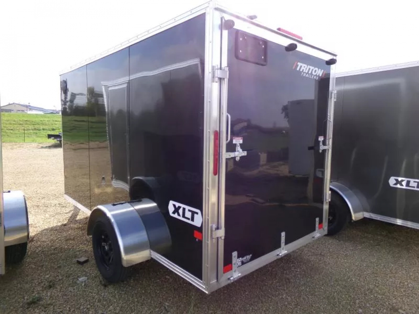 New 2026 Triton Trailers 6' x 12' x 6'4" XLT Single Axle Cargo-Steel Rims and 2990 lb. GVWR